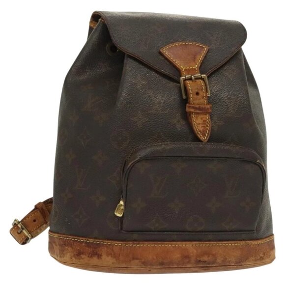 LOUIS VUITTON Monogram Montsouris MM Backpack - Picture 1 of 16